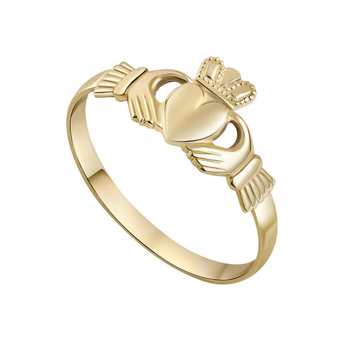 Ladies Gold Claddagh Ring