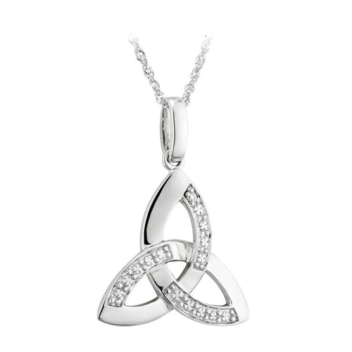 Diamond Celtic Trinity Knot Pendant
