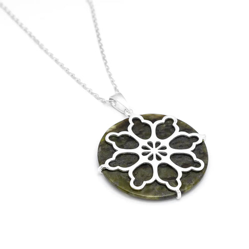 Connemara Marble Celtic Pendant