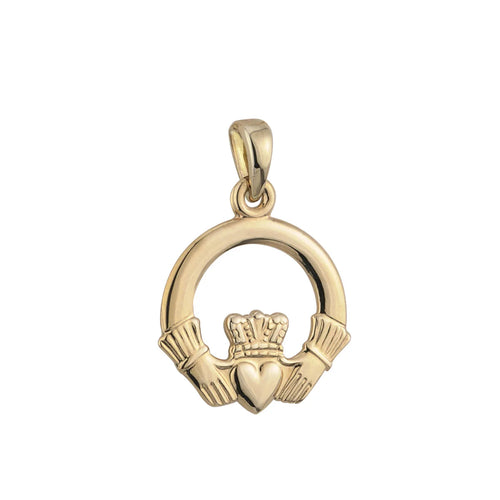 Gold Claddagh Charm