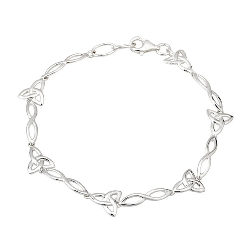 Sterling Silver Trinity Knot Bracelet
