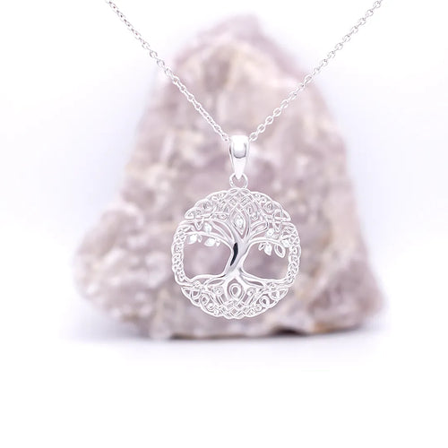 Silver Celtic Tree of Life Necklace