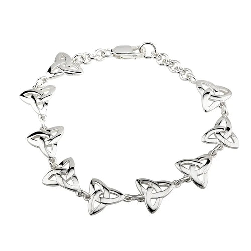 Trinity Knot Bracelet in Sterling Silver