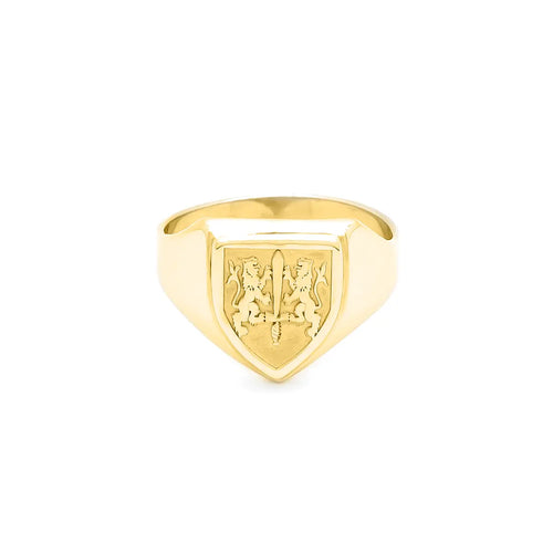 Shield Family Crest Ring