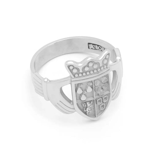 Men's Claddagh Family Crest Ring