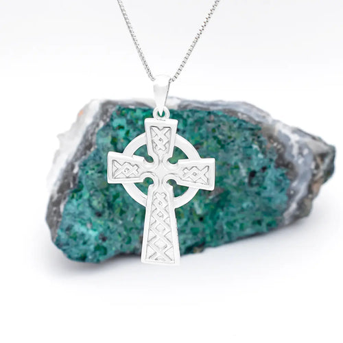 Ladies Sterling Silver Celtic Cross Pendant