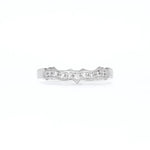 Irish Wedding Ring with Pavé-Set Precious Gemstones