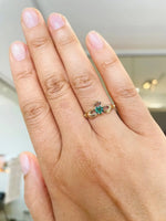 Irish Claddagh Ring With Heartshaped Precious Gemstone