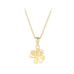 Gold Shamrock Necklace