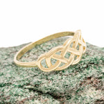 10k Gold Interweaving Celtic Knot Ring