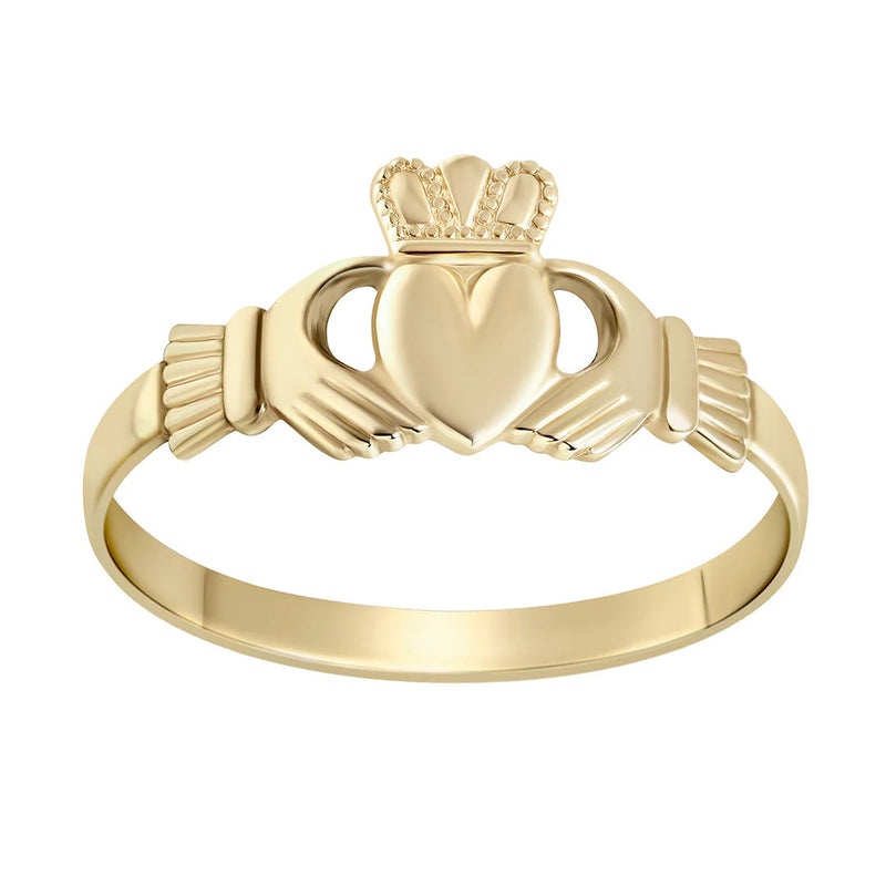 Ladies Gold Claddagh Ring
