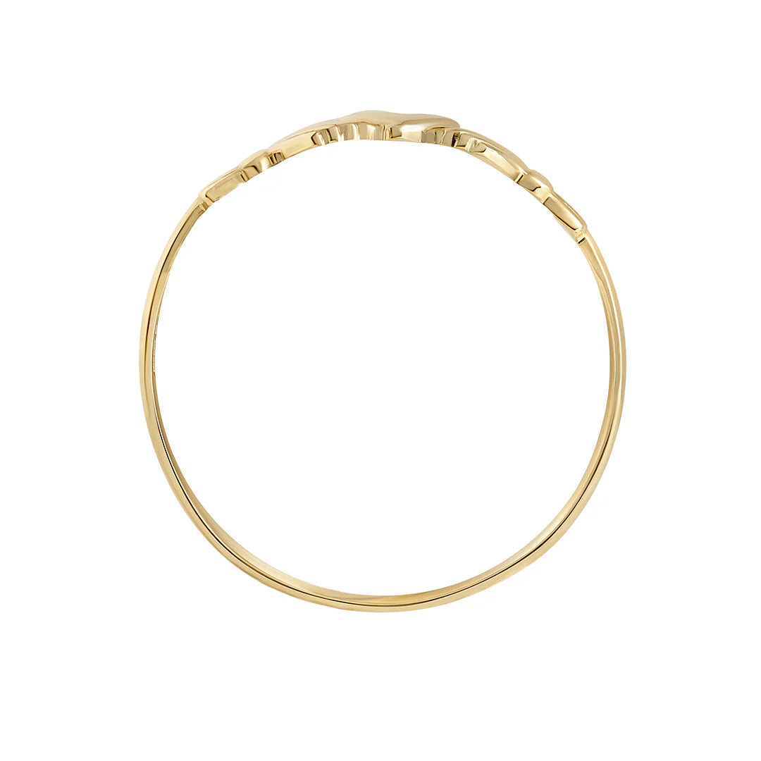 Ladies Gold Claddagh Ring – view 6