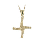 10K Gold St Brigid's Cross Pendant