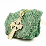 Traditional Gold Celtic Cross Pendant