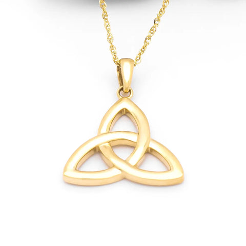 Gold Celtic Trinity Knot Pendant