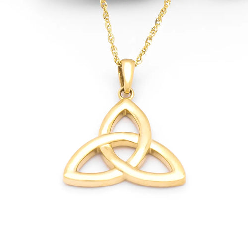 Gold Celtic Trinity Knot Pendant