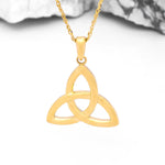 Gold Celtic Trinity Knot Pendant
