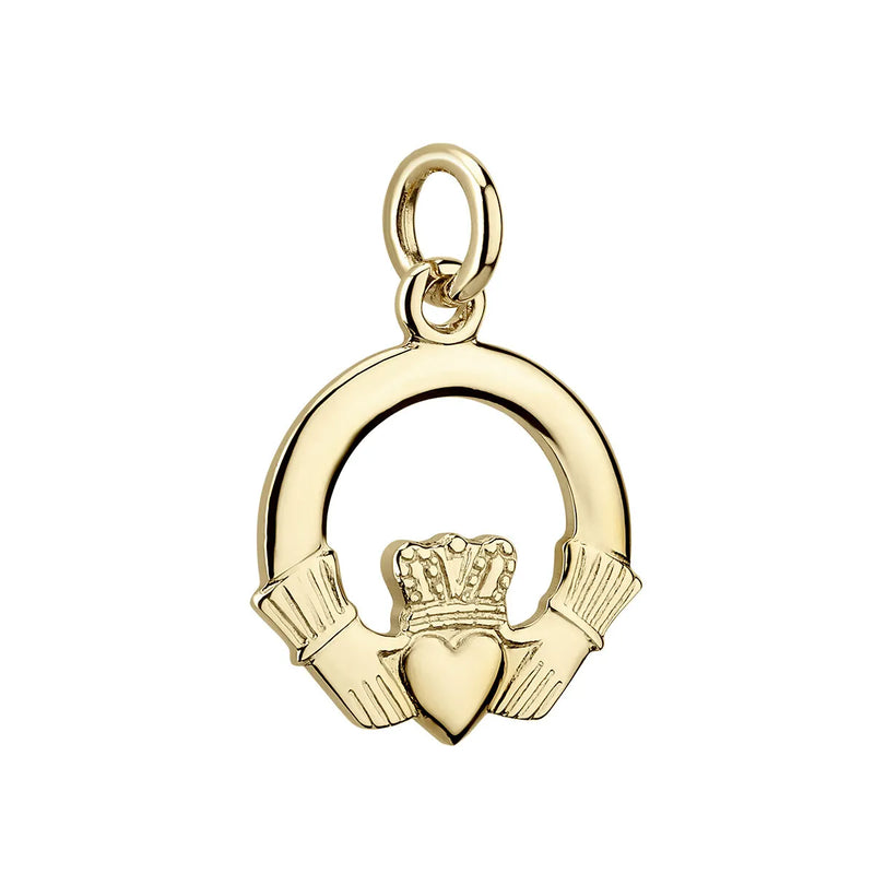 Gold Claddagh Charm