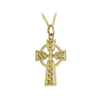 Traditional Gold Celtic Cross Pendant