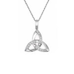 Diamond Celtic Trinity Knot Pendant