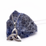 Diamond Celtic Trinity Knot Pendant