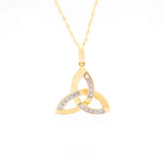 Diamond Celtic Trinity Knot Pendant