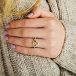 Birthstone Claddagh Ring - Love, Loyalty, Friendship