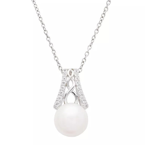 Sterling Silver Celtic Pearl Pendant