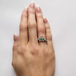 Birthstone Claddagh Ring - Love, Loyalty, Friendship