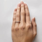 Gold Diamond Fitted Wedding Band