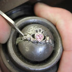 Birthstone Claddagh Ring - Love, Loyalty, Friendship