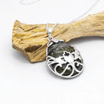 Connemara Marble Claddagh Pendant