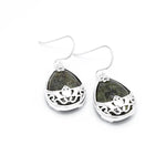 Connemara Marble Claddagh Earrings