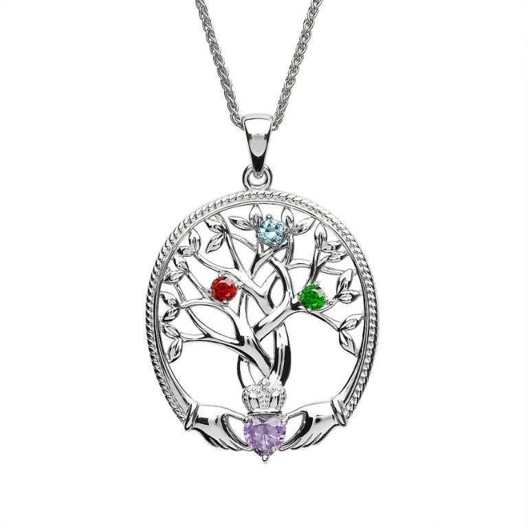 1 Heart Stone + 3 Birthstones