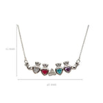 Family Birthstone Claddagh Trinity Knot Pendant