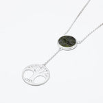 Connemara Marble Tree of Life Drop Pendant