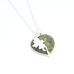 Connemara Marble Irish Fairy Pendant