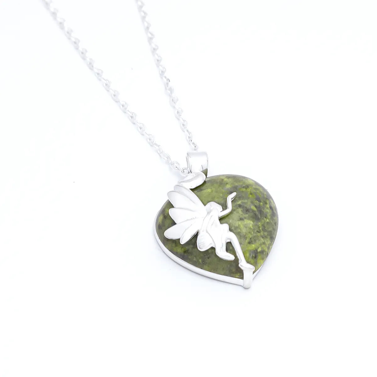 Connemara Marble Irish Fairy Pendant – view 4