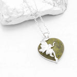 Connemara Marble Irish Fairy Pendant