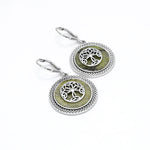 Connemara Marble Tree of Life Drop Earrings