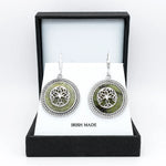 Connemara Marble Tree of Life Drop Earrings