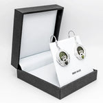 Connemara Marble Claddagh Drop Earrings