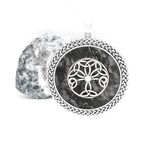 Connemara Marble Large Celtic Tree of Life Pendant