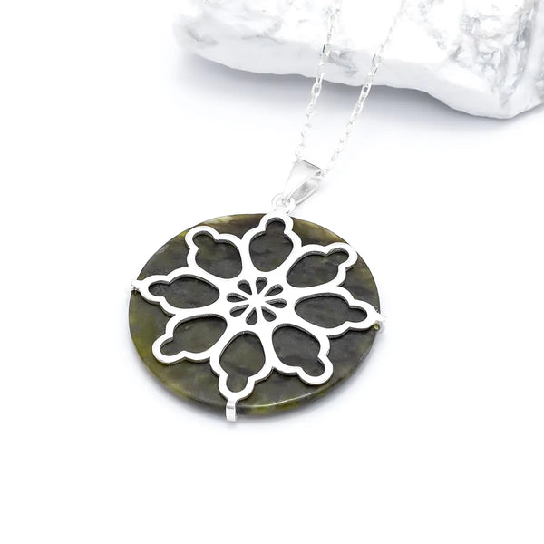 Connemara Marble Celtic Pendant