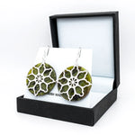 Connemara Marble Celtic Earrings