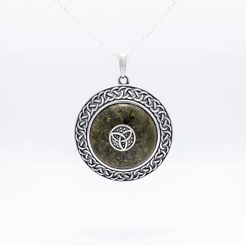 Connemara Marble Trinity Knot Pendant