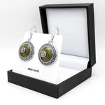 Connemara Marble Trinity Knot Earrings