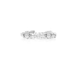 Triple Gemstone Claddagh Ring