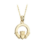 Gold Claddagh Necklace