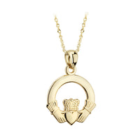 Gold Claddagh Necklace